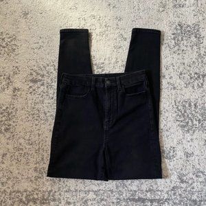 American Eagle jeans curvy highest rise jeggings black 6